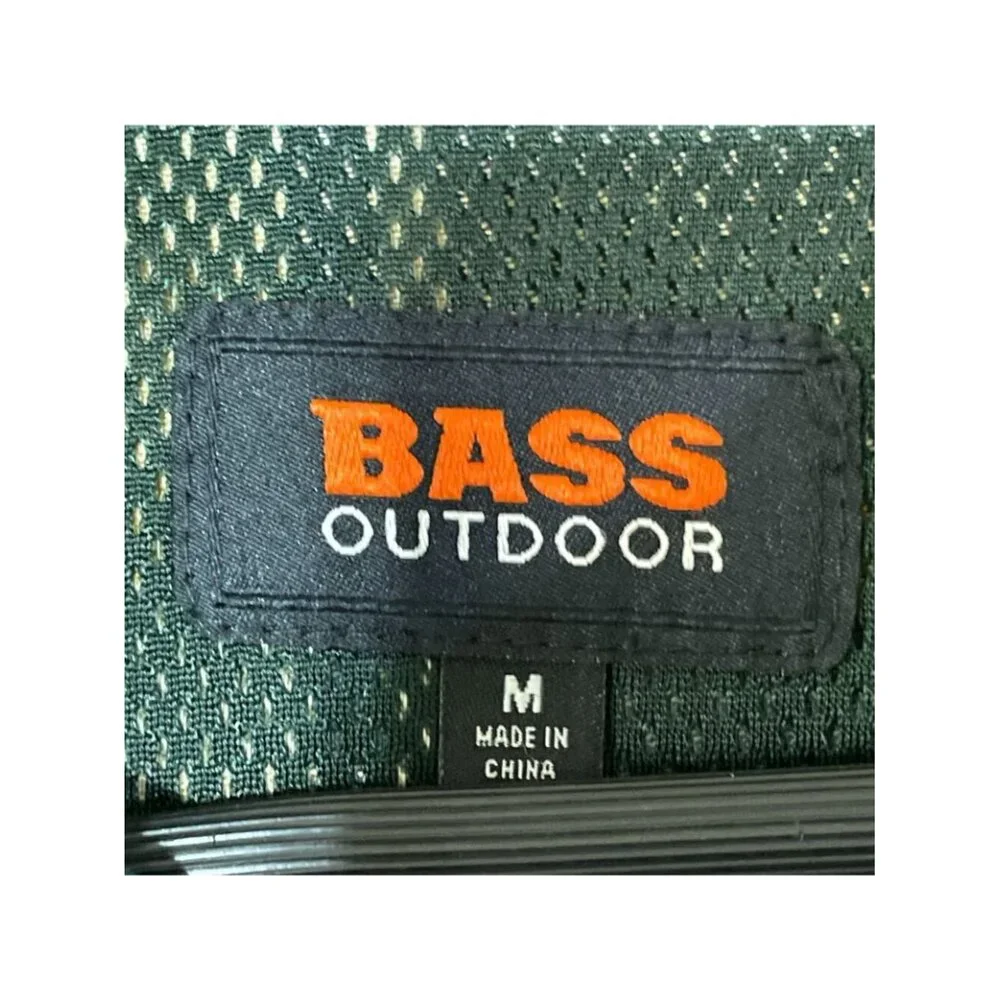 NWT Bass Outdoor Men's M Stretch Flannel Shirt Plaid Long Sleeve